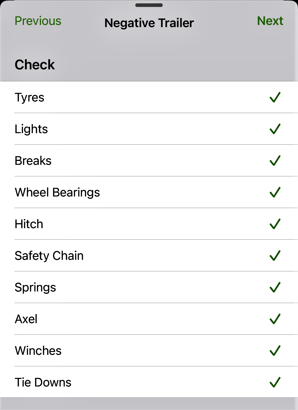 Trailer Safety Check – Financial Systems Group